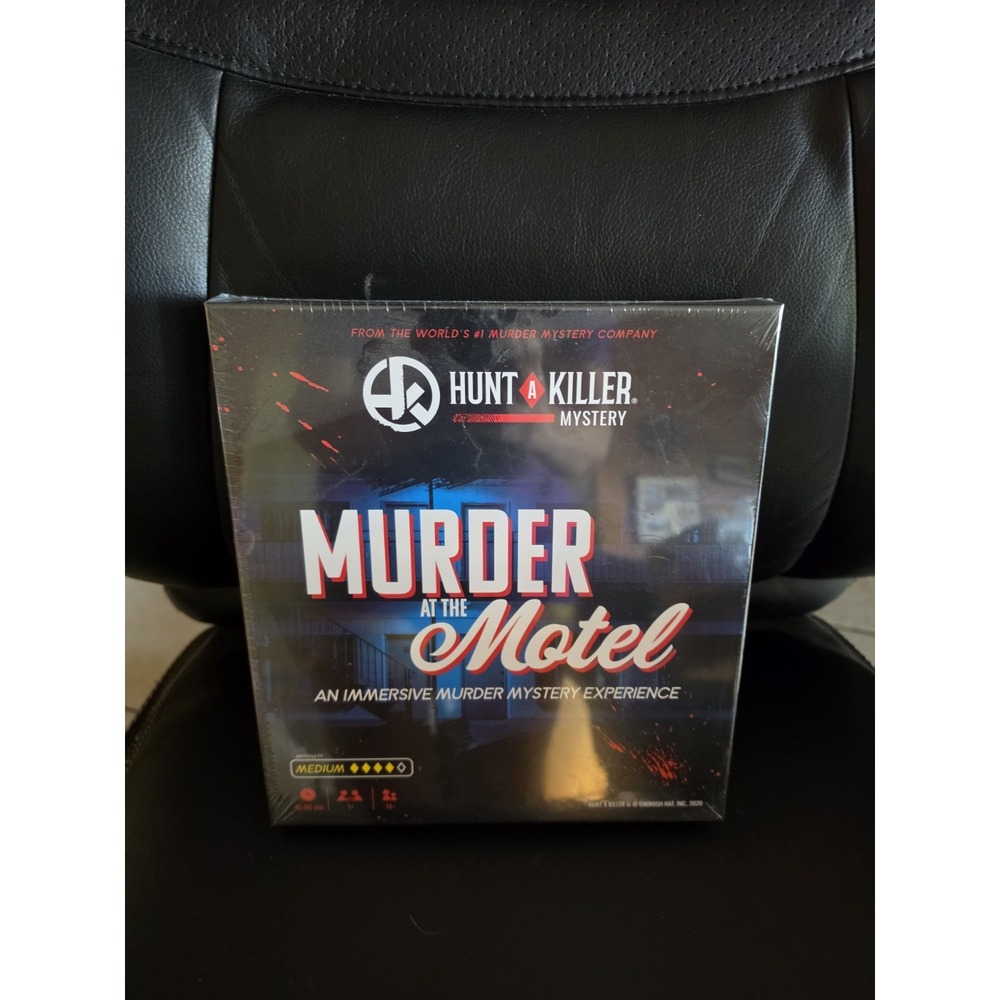 Hunt A Killer - Murder at The Motel Mystery Game - New and Factory Sealed